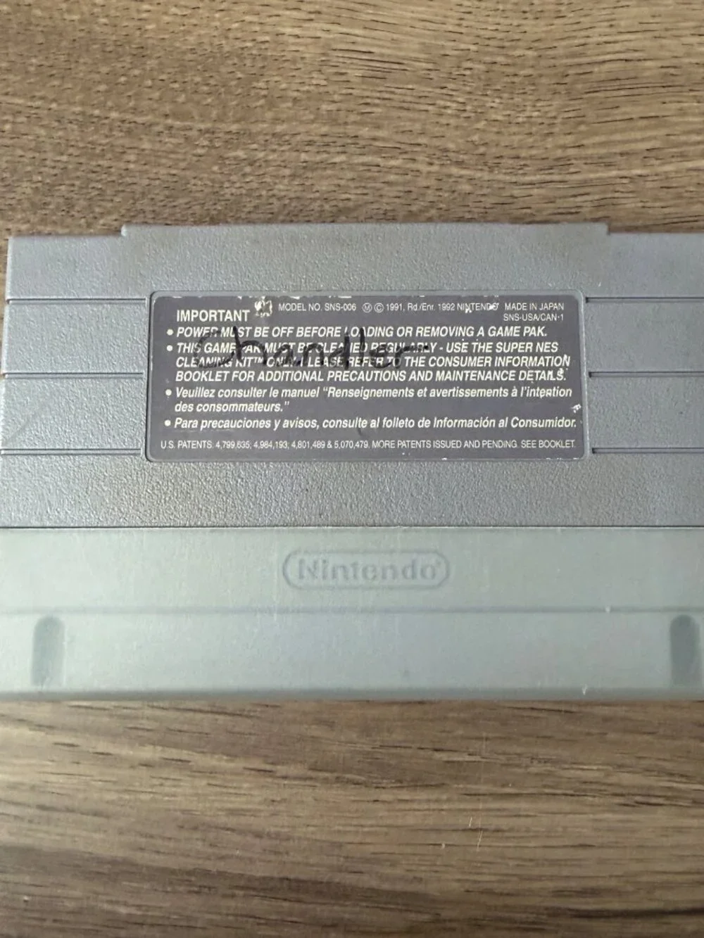 SNES Captain America and The Avengers Super Nintendo Authentic Cartridge